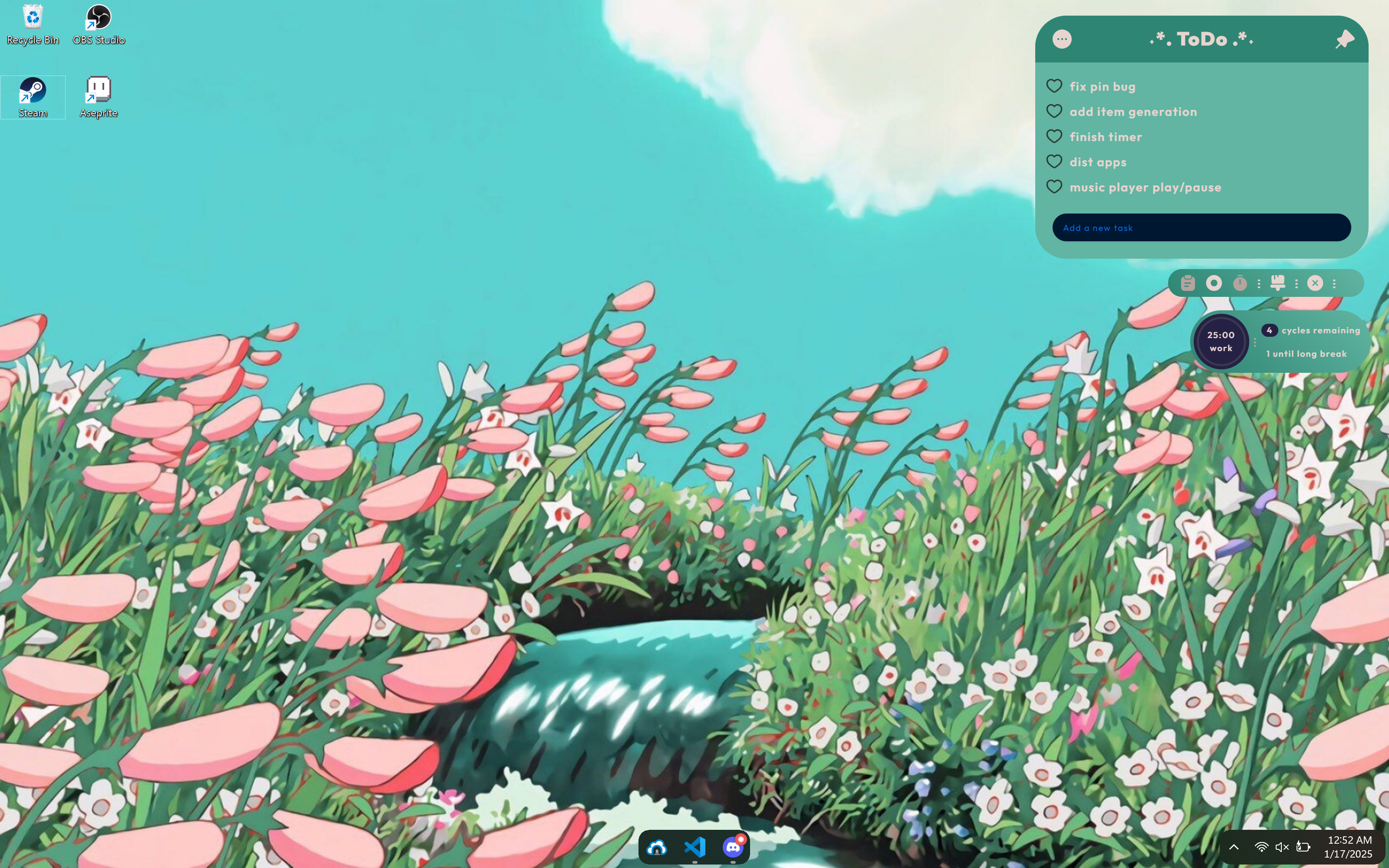 Desktop Widget Application